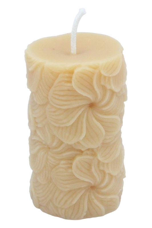 Floral Pillar Candle