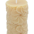 Floral Pillar Candle