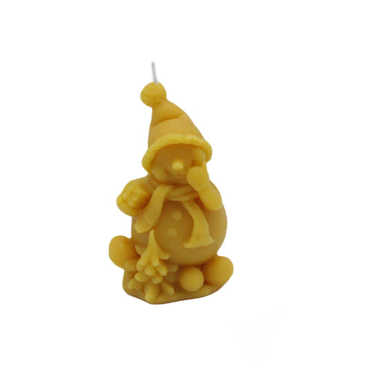 Snowman Candle