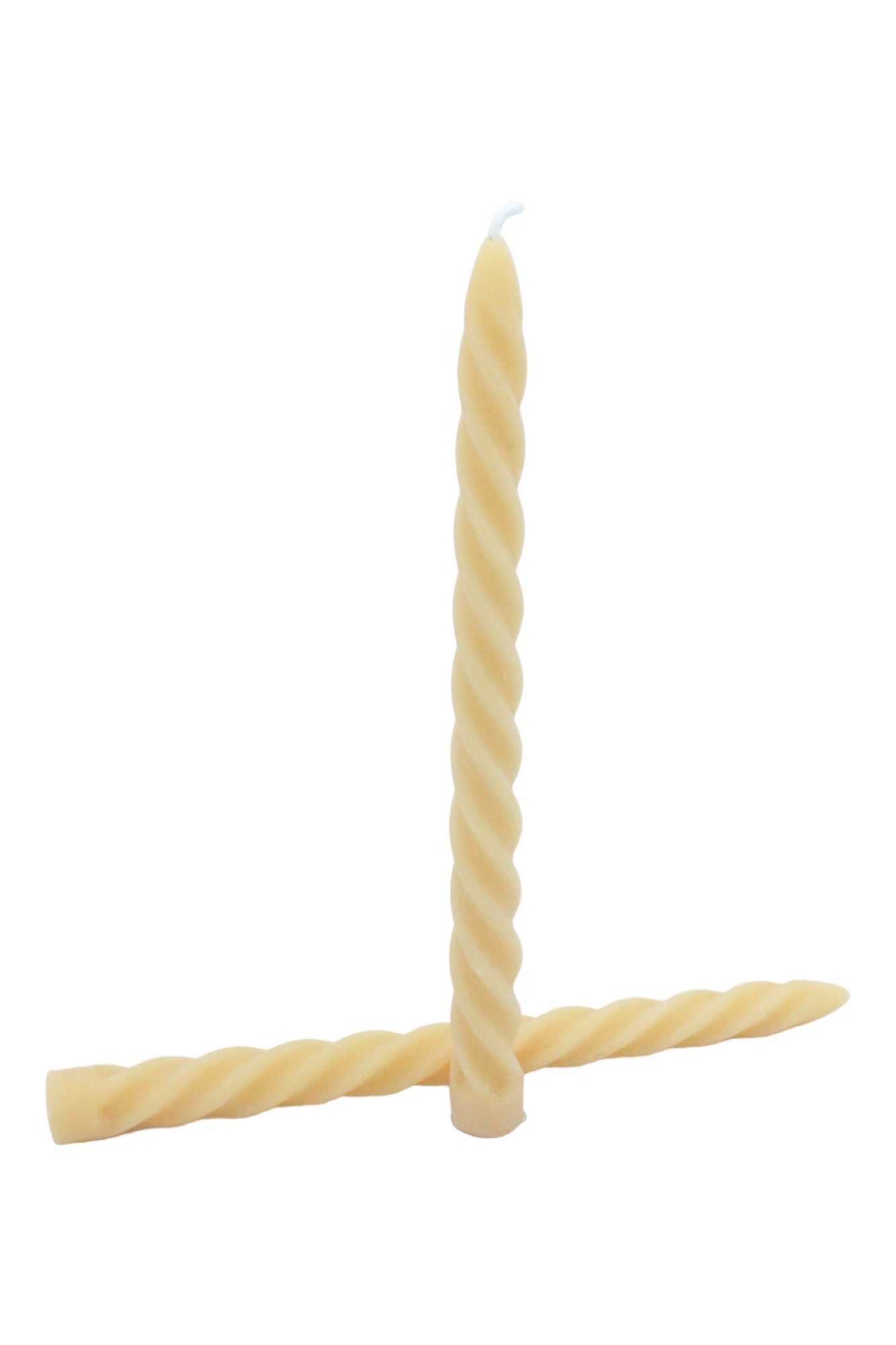 9" Taper Spiral Candle 2 Pack