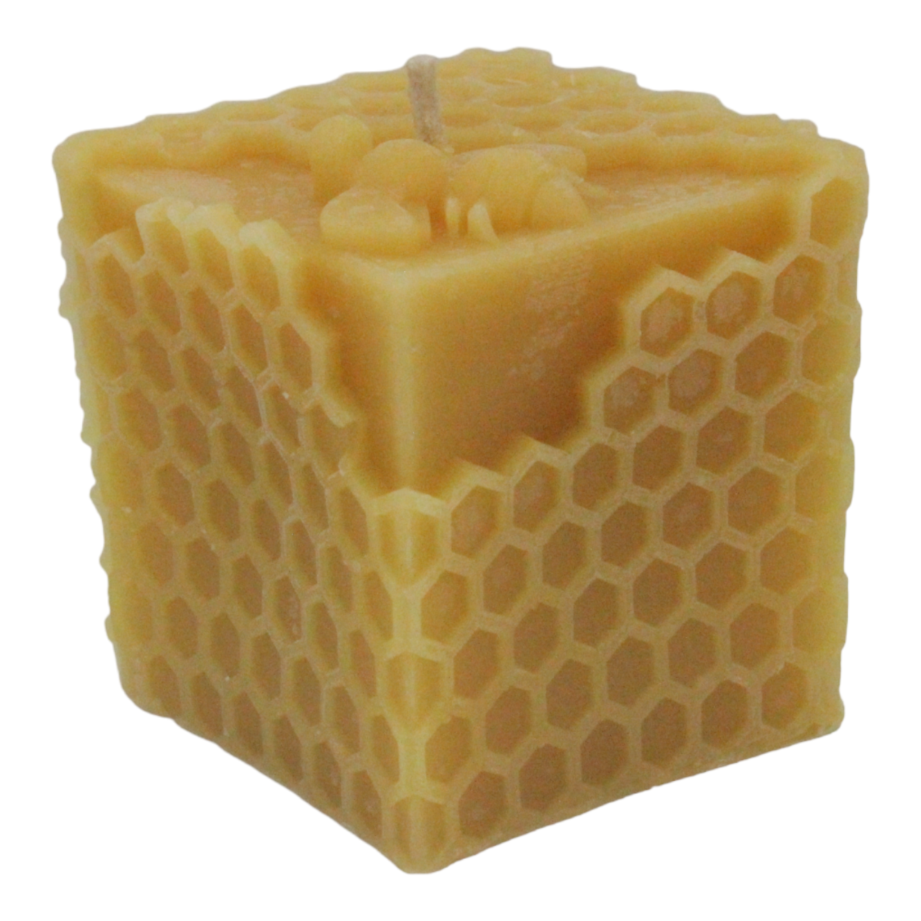 Bee Hex Cube Candle